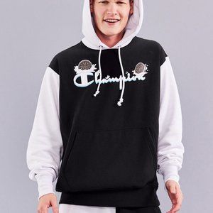 Champion X Oreo Reverse Weave Pullover Hoodie Black White